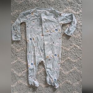 Magnetic Me Pastel Blue Animal Print Pajama Set